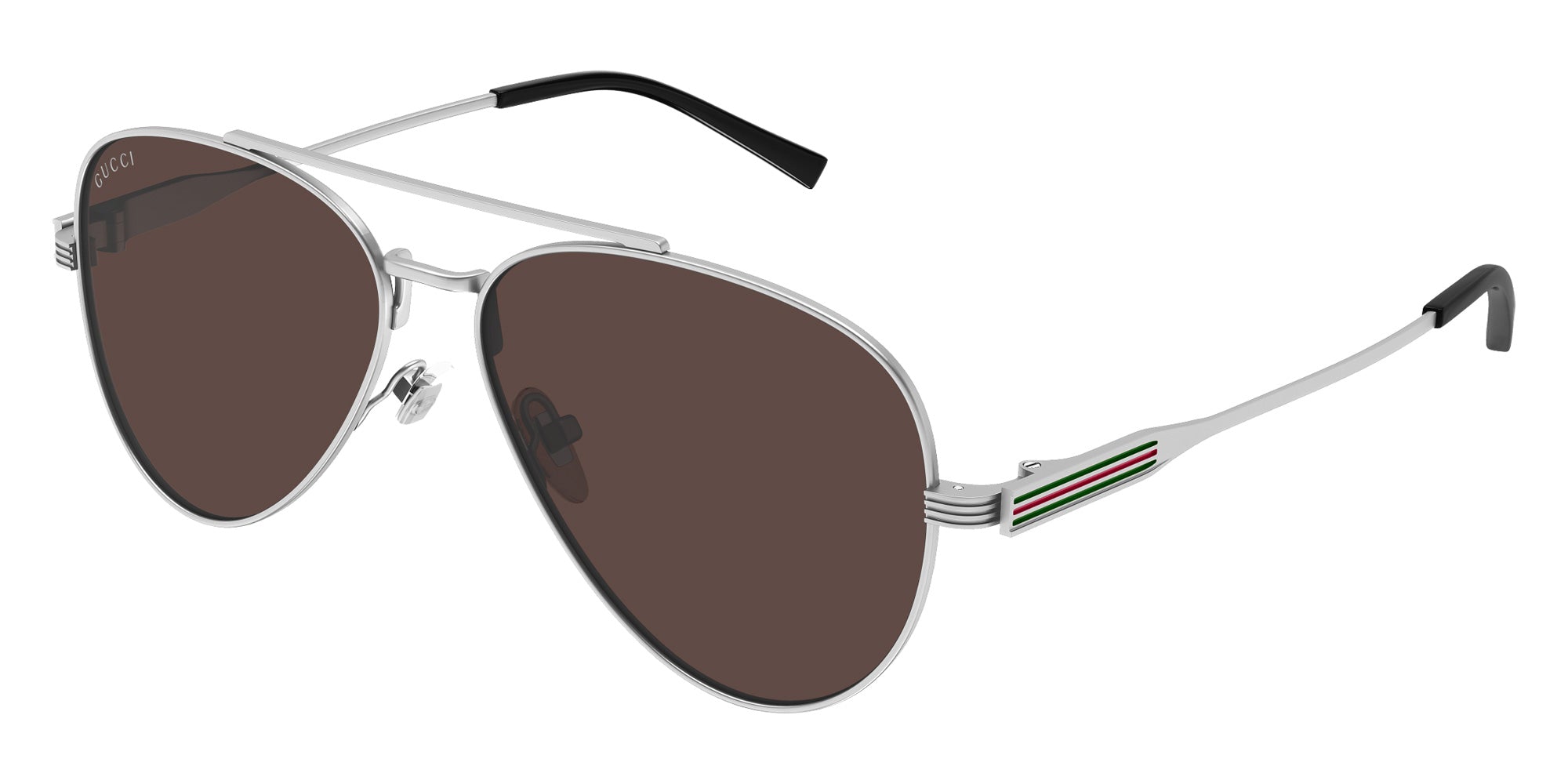 Gucci® GG1874S Sunglasses - Gunmetal / Brown