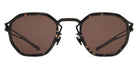 Mykita® GIA MYK GIA A16 Black/Antigua / Brown Solid 49 - A16 Black/Antigua / Brown Solid Sunglasses