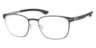 Ic! Berlin® Tilmann Marine Blue-Bronze 53 Eyeglasses