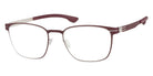 Ic! Berlin® Tilmann Bordeaux-Pearl 53 Eyeglasses