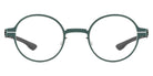 Ic! Berlin® Wilhelm Spruce Green-Gun-Metal 45 Eyeglasses