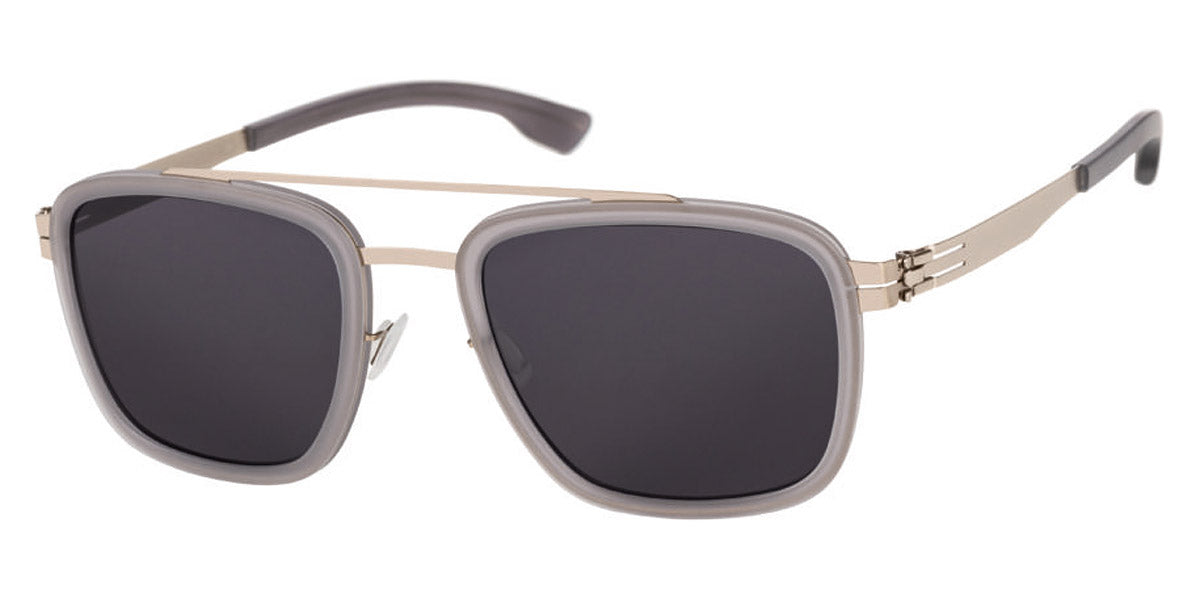 Ic! Berlin® Jacob Bronze-Grey-Matt 52 Sunglasses
