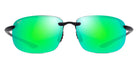 Maui Jim® Ho'Okipa Xlarge GM456-14 - Translucent Matte Grey / MAUIGreen® Sunglasses
