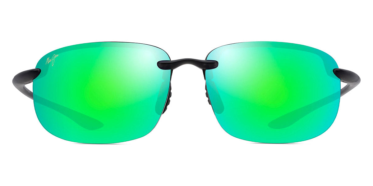 Maui Jim® Ho'Okipa Xlarge GM456-14 - Translucent Matte Grey / MAUIGreen® Sunglasses