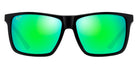 Maui Jim® Mamalu Bay GM610-02A - Matte Black / MAUIGreen® Sunglasses