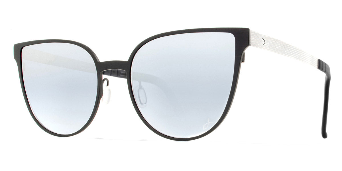 Blackfin® GOLD BEACH BLF Gold Beach 685 54 - Black/Silver Sunglasses