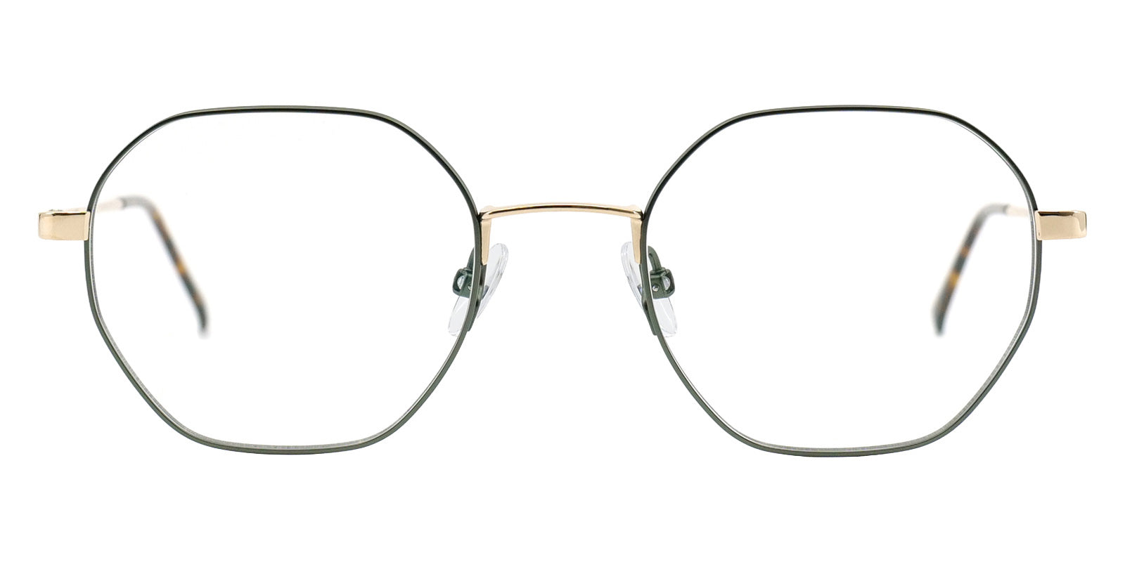 Götti® ARACON GOT ARACON GLS-GR 49 - Gold shiny - moss green Eyeglasses