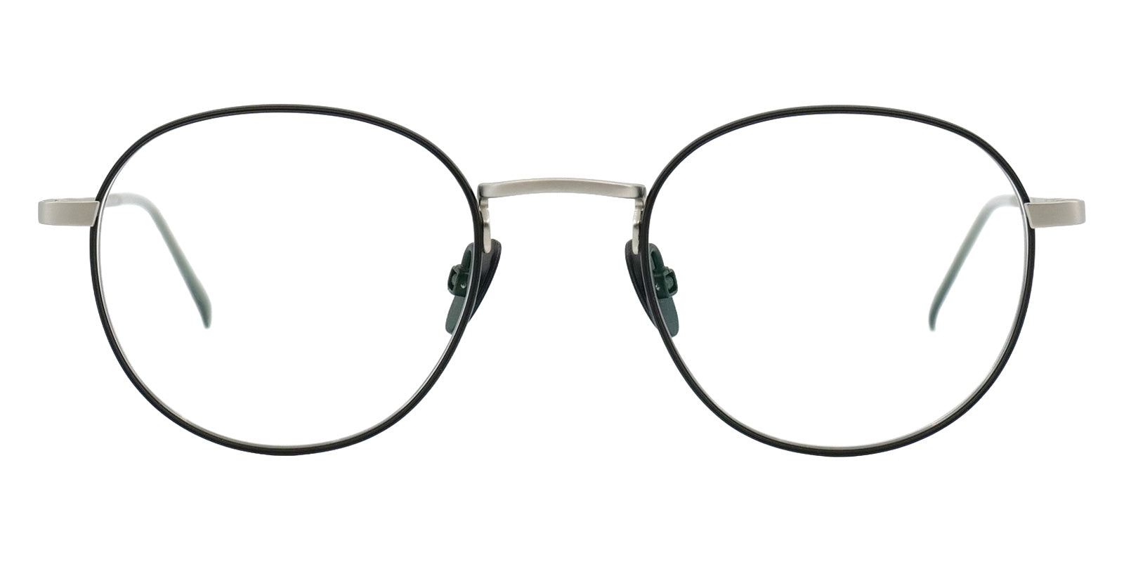 Götti® DONN GOT DONN SB-BLKM 46 - Silver brushed - black Eyeglasses