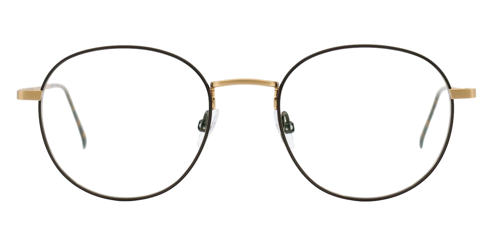 Götti® DORSEY GOT DORSEY GB-BR 51 - Gold brushed - brown Eyeglasses