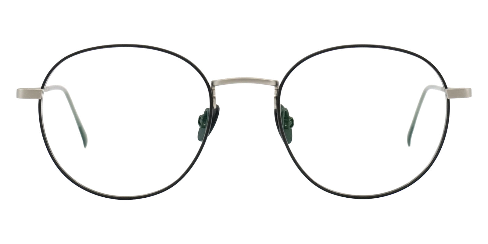 Götti® DORSEY GOT DORSEY SB-BLKM 51 - Silver brushed - black Eyeglasses