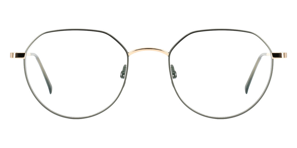 Götti® GERY GOT GERY GLS-GR 49 - Gold shiny - moss green Eyeglasses
