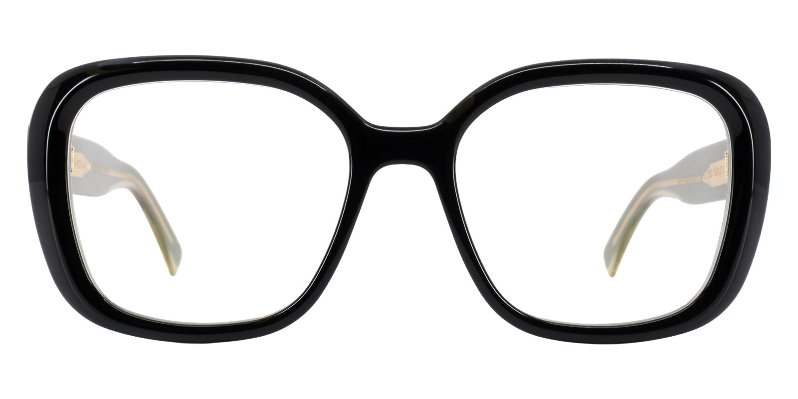 Götti® MELU GOT MELU BLKY 53 - Black - yellow inside Eyeglasses