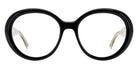 Götti® MEVA GOT MEVA BLKY 53 - Black - yellow inside Eyeglasses