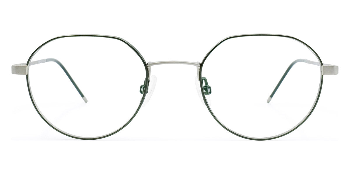 Götti® Alex GOT OP Alex SLB-GR 46 - Silver Brushed/Green Eyeglasses