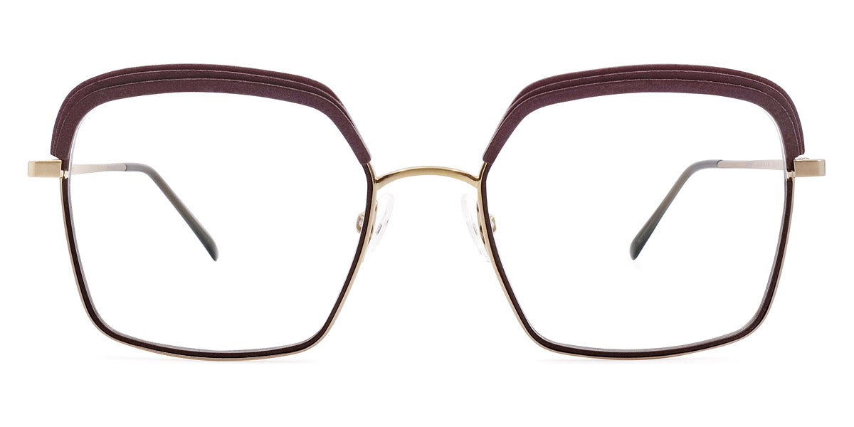 Götti® Garbo GOT OP Garbo GLB-PLUM 53 - Gold Brushed/Plum Eyeglasses