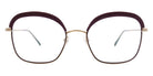 Götti® Gomez GOT OP Gomez GLB-PLUM 52 - Gold Brushed/Plum Eyeglasses