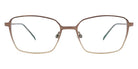 Götti® Lemy GOT OP Lemy CGM 48 - Coffee/Gold Metallic Shiny Eyeglasses