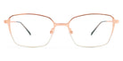 Götti® Lemy GOT OP Lemy PAM 48 - Peach/Silver Metallic Shiny Eyeglasses