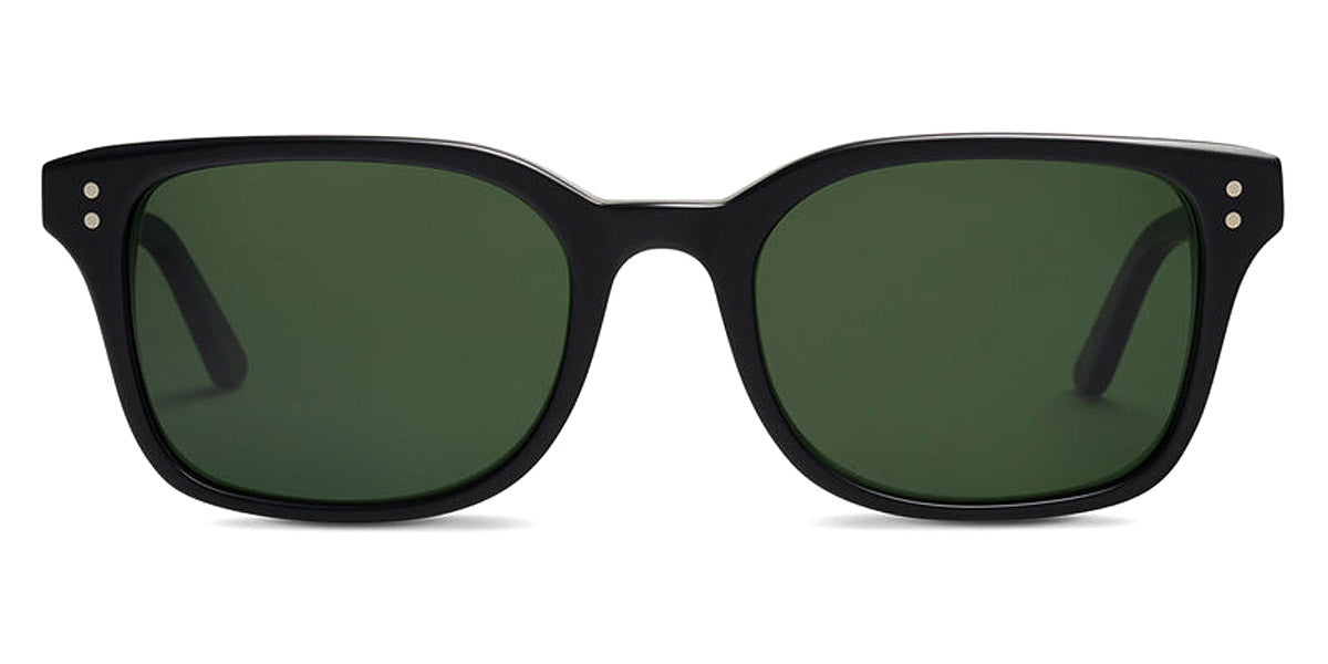 SALT.® GRAYS SAL GRAYS MBK 52 - Matte Black/Polarized Forest Green Glass Lens Sunglasses