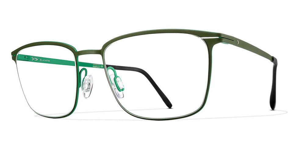 Blackfin® GREENPORT BLF GREENPORT 1286 53 - Army Green/Viridian Green Eyeglasses