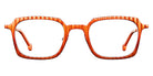 L.A.Eyeworks® GRIDDLE LA GRIDDLE 425 48 - Orange Eyeglasses