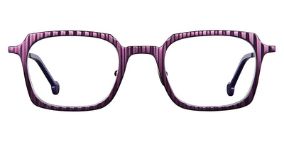 L.A.Eyeworks® GRIDDLE LA GRIDDLE 463 48 - Deep Eggplant Satin Eyeglasses