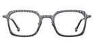L.A.Eyeworks® GRIDDLE LA GRIDDLE 498 48 - Dark Gunmetal Eyeglasses