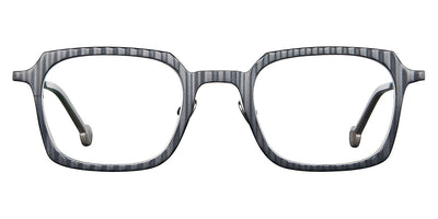 L.A.Eyeworks® GRIDDLE LA GRIDDLE 498 48 - Dark Gunmetal Eyeglasses