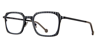 L.A.Eyeworks® GRIDDLE LA GRIDDLE 498 48 - Dark Gunmetal Eyeglasses