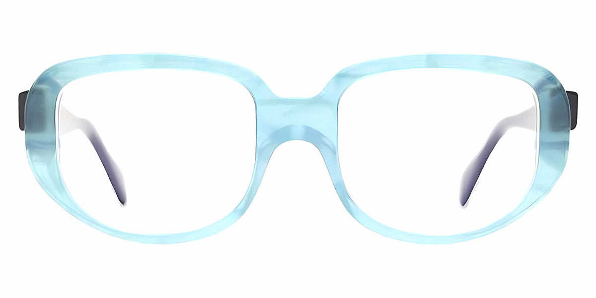 Henau® Ajo H AJO 0H10 48 - Light Blue Transparent/Tortoise 0H10 Eyeglasses