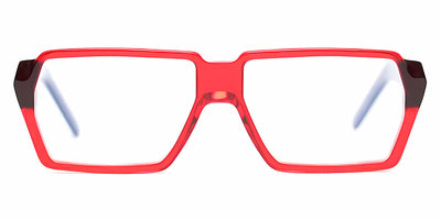 Henau® Tullo H TULLO 0H86 56 - Red Transparant/Black 0H86 Eyeglasses