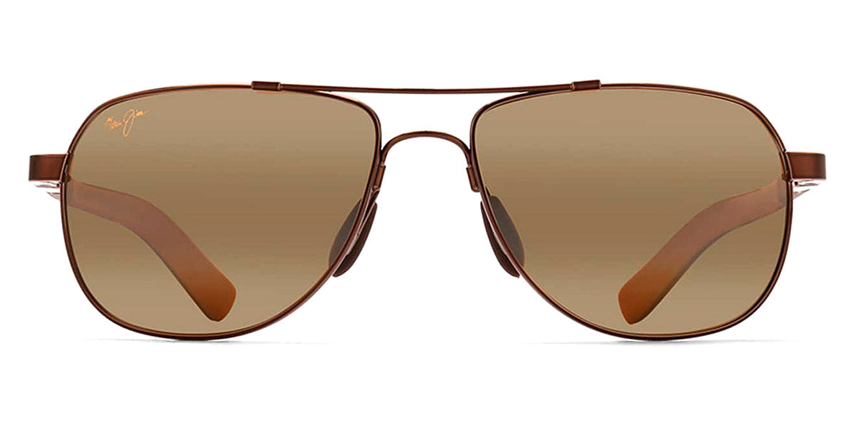 Maui Jim® Guardrails H327-23 - Metallic Gloss Copper / HCL® Bronze Sunglasses