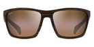 Maui Jim® Makoa H804-25W - Matte Brown Wood Grain / HCL® Bronze Sunglasses