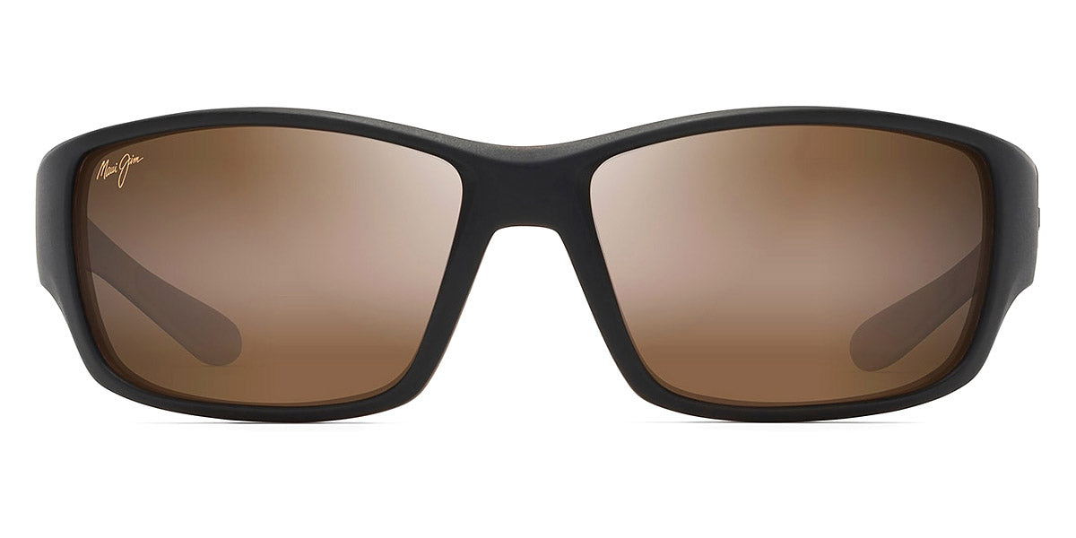 Maui Jim® Local Kine H810-25MC - Matte Dark Transparent Brown with Tan and Cream / HCL® Bronze Sunglasses