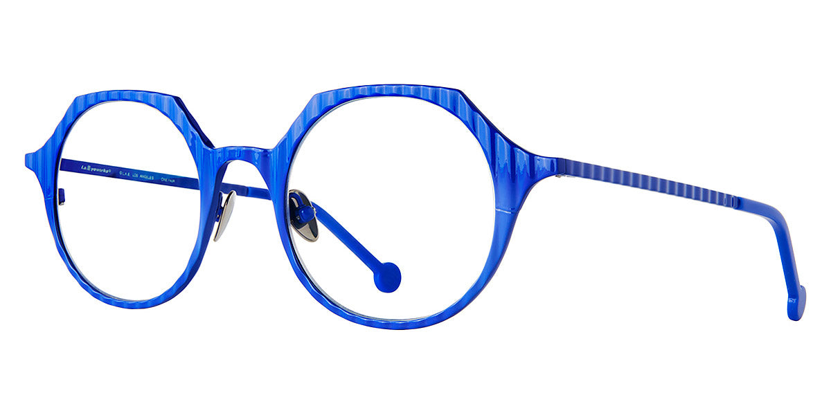 L.A.Eyeworks® HACKSAW LA HACKSAW 416 49 - BIC Blue Eyeglasses