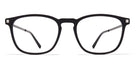 Mykita® HALDUR MYK HALDUR C95 Black/Silver/Black 52 - C95 Black/Silver/Black Eyeglasses
