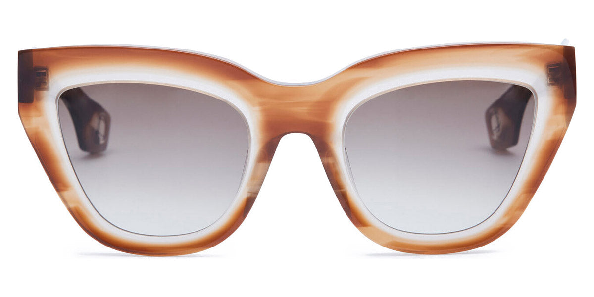 Blake Kuwahara® HALL SUN BLK HALL SUN AMBER HORN 52 - AMBER HORN Sunglasses