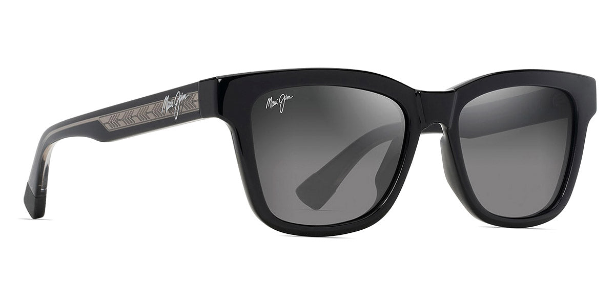 Maui Jim® Hanohano MAU Kenui GS644-14A 52 - Black with Trans
Light Grey/Shiny / Neutral Grey Sunglasses