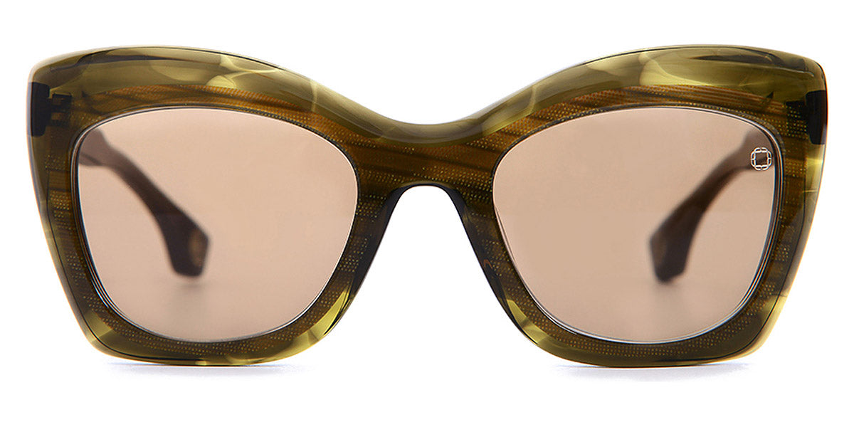 Blake Kuwahara® HARDWICK SUN BLK HARDWICK SUN OLIVE LIZARD 53 - OLIVE LIZARD Sunglasses