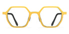 Blackfin® HARO BLF HARO 1649 46 - Pale Yellow/Gunmetal Gray Eyeglasses