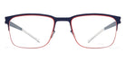 Mykita® HARRISON MYK HARRISON Navy/Rusty Red 54 - Navy/Rusty Red Eyeglasses