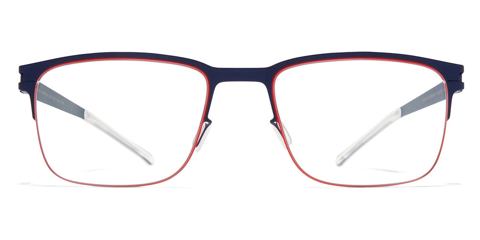 Mykita® HARRISON MYK HARRISON Navy/Rusty Red 54 - Navy/Rusty Red Eyeglasses
