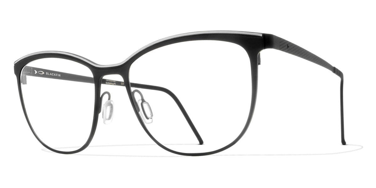 Blackfin® HARRISVILLE BLF HARRISVILLE 974 55 - Black/Silver Eyeglasses