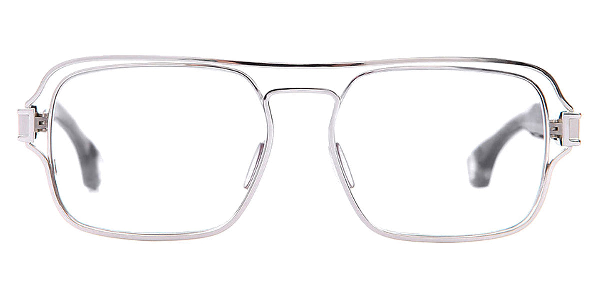 Blake Kuwahara® HASTINGS BLK HASTINGS SILVER 57 - SILVER Eyeglasses