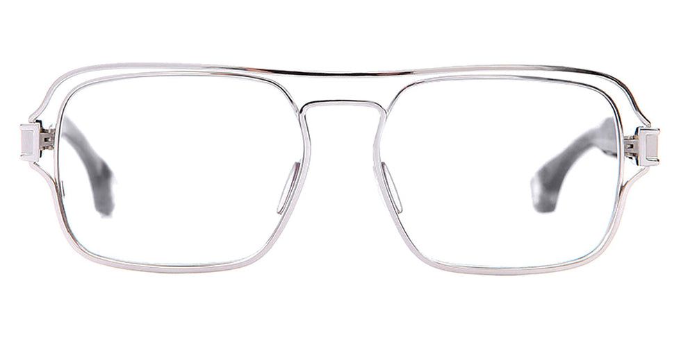 Blake Kuwahara® HASTINGS BLK HASTINGS SILVER 57 - SILVER Eyeglasses