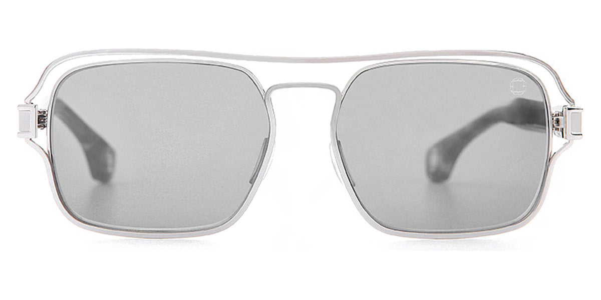 Blake Kuwahara® HASTINGS SUN BLK HASTINGS SUN SILVER 57 - SILVER Sunglasses