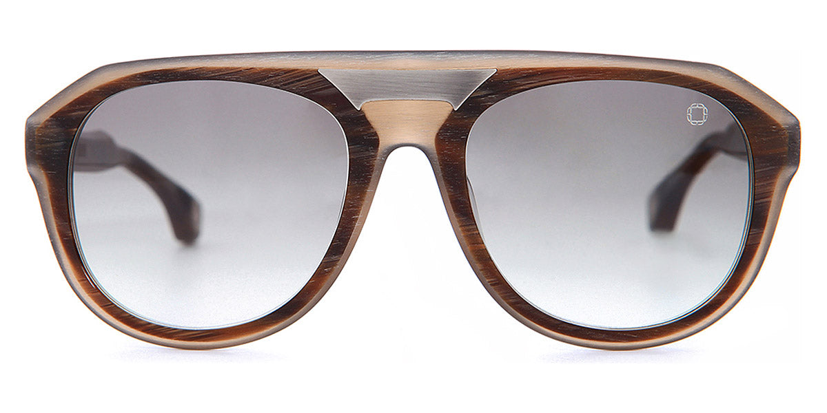 Blake Kuwahara® HAWKSMOOR SUN BLK HAWKSMOOR SUN BROWN HORN 56 - BROWN HORN Sunglasses