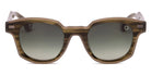 Blake Kuwahara® HAYCOCK SUN BLK HAYCOCK SUN OLIVE HORN 47 - Olive Horn Sunglasses