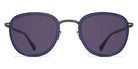 Mykita® HELMI MYK HELMI A66 Blackberry/Deep Ocean / Cool Grey Solid 45 - A66 Blackberry/Deep Ocean / Cool Grey Solid Sunglasses