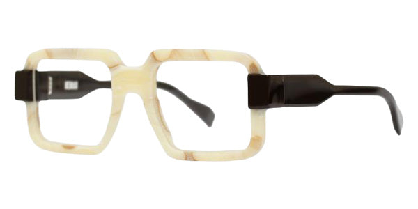 Henau® Ando Eyeglasses HEN-ANDO-1H26-51 - Dark Brown - 1H26